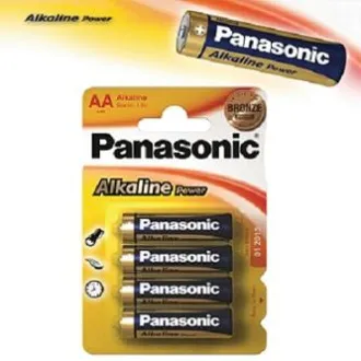 Baterii alcaline Panasonic LR6 (alcaline; AA; 1.5V; BL4) 4 buc - Blister