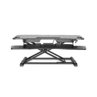 DIGITUS Stand pentru reglarea înălțimii suprafeței de lucru pentru șezut/în picioare 95x61x11-46cm; Sertar inferior pentru tastatură și mouse DIGITUS Stand pentru reglarea înălțimii suprafeței de lucru pentru șezut/în picioare 95x61x11-46cm; Sertar inferior pentru tastatură și mouse