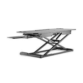 DIGITUS Stand pentru reglarea înălțimii suprafeței de lucru pentru șezut/în picioare 95x61x11-46cm; Sertar inferior pentru tastatură și mouse DIGITUS Stand pentru reglarea înălțimii suprafeței de lucru pentru șezut/în picioare 95x61x11-46cm; Sertar inferior pentru tastatură și mouse