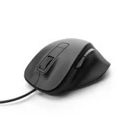 Mouse cu cablu optic Hama MC-500, silențios, negru