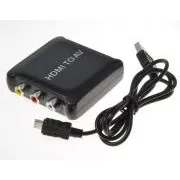 Convertor PremiumCord HDMI la semnal compozit și audio stereo