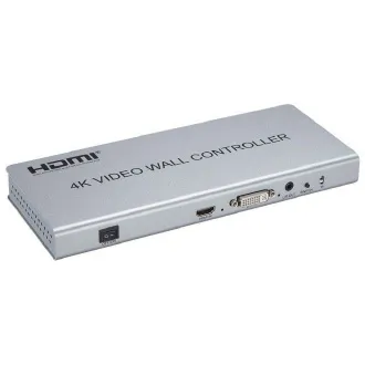 PremiumCord HDMI 1 intrare - 4 ieșiri, controler Video Wall