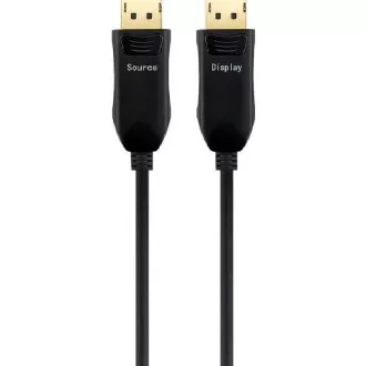 Cablu de conectare PremiumCord Optical DisplayPort 1.3/1.4 M/M, conector placat cu aur. 30 m