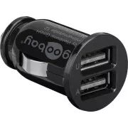 goobay Alimentare 12V Adaptor auto pentru 2x USB 2.1A negru