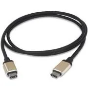 Cablu PremiumCord USB 3.1 conector C/mascul - USB 3.1 conector C/mascul, conectori din aluminiu de 1 m