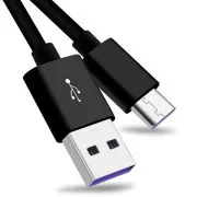 Cablu PremiumCord USB 3.1 C/M - USB 2.0 A/M, încărcare super rapidă 5A, negru, 2m