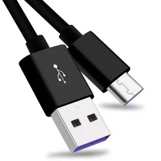 Cablu PremiumCord USB 3.1 C/M - USB 2.0 A/M, încărcare super rapidă 5A, negru, 2m