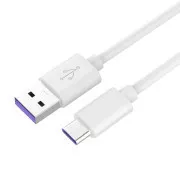 Cablu PremiumCord USB 3.1 C/M - USB 2.0 A/M, încărcare super rapidă 5A, alb, 2m