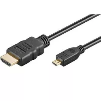 Cablu PremiumCord 4K HDMI A - HDMI micro D, 3m