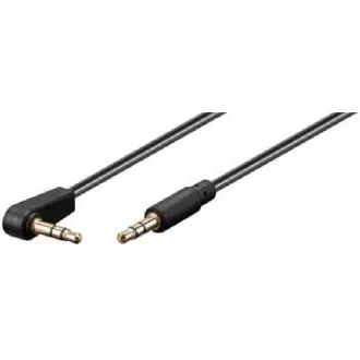 Cablu PremiumCord Jack 3.5mm - conector 3.5mm 90° M/M 1.5m