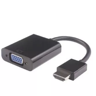 Convertor PremiumCord HDMI la VGA cu mufă stereo de 3,5 mm - negru