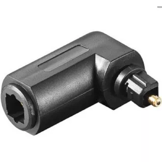 Reducție optică PremiumCord TOS unghiulară 90° TOS(M) - TOS(F)
