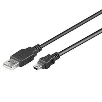 Cablu PremiumCord USB 2.0, AB mini, 5 pini, 2 m