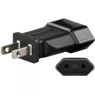 Adaptor de călătorie goobay SUA/Japonia pentru aparate și încărcătoare cu priză europeană