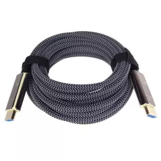 Cablu de fibră optică PremiumCord Ultra High Speed HDMI 2.1 8K@60Hz, placat cu aur 15m