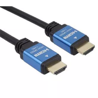 Cablu PremiumCord Ultra HDTV 4K@60Hz HDMI 2.0b metal+conectori placați cu aur 1m