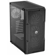 Carcasă Endorfy Regnum 400 ARGB / ATX / 4x120mm ARGB / 2xUSB / panou lateral din sticlă / negru
