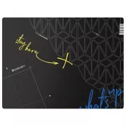 Covoraș Endorfy sub scaun/120x90cm/PVC/negru