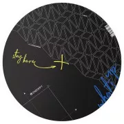 Covoraș Endorfy sub scaun/110cm/PVC/negru