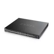 Zyxel XS3800-28, Switch 10GbE L2+ cu 28 porturi, MultiGig, 12x 10G Cupru, 8x 10G dual pers., 8x 10G SFP+. Alimentare duală