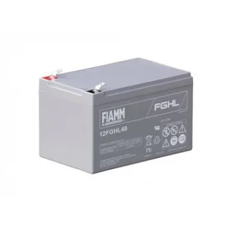Baterie plumb-acid Fukawa Fiamm 12FGHL48; 12V; 12Ah; faston F2-6.3mm; durată de viață 10 ani