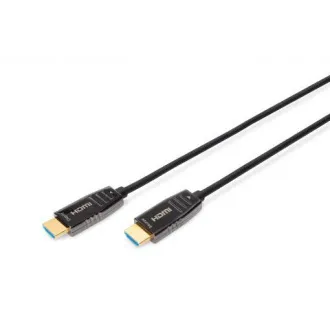 Digitus Cablu optic hibrid HDMI AOC, tip A M/M, 10m, UHD 8K@60Hz, CE, auriu, bl