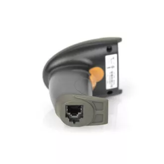 Scaner de coduri de bare portabil DIGITUS 1D bidirecțional 200 scanări/S, cablu USB-RJ45 de 2 m