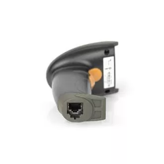 Scaner de coduri de bare portabil DIGITUS 1D bidirecțional 200 scanări/S, cablu USB-RJ45 de 2 m