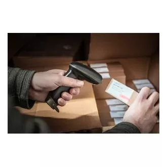 Scaner de coduri de bare portabil DIGITUS 1D bidirecțional 200 scanări/S, cablu USB-RJ45 de 2 m