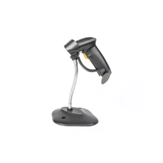 Scaner portabil de coduri de bare 2D DIGITUS, alimentat cu baterie, compatibil Bluetooth și coduri QR, 200 scanări/s, cu suport Scaner portabil de coduri de bare 2D DIGITUS, alimentat cu baterie, compatibil Bluetooth și coduri QR, 200 scanări/s, cu suport