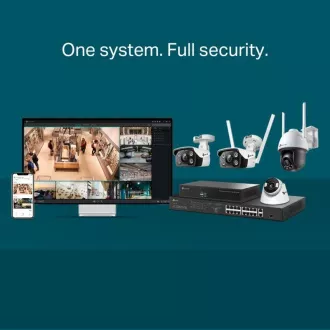 TP-Link VIGI C340 (2,8 mm) Cameră de rețea bullet pentru exterior de 4 MPx cu vedere pe timp de noapte color