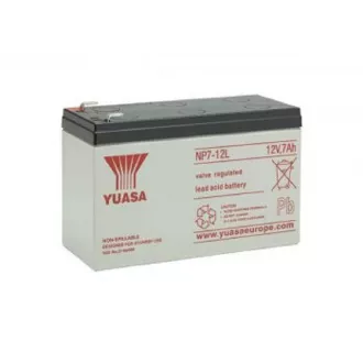 Fukawa YUASA NP7-12L (12V; 7Ah; faston F2-6.3mm; durata de viață 5 ani)