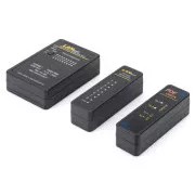 Tester de cablu Digitus, rețea, RJ45, dispozitiv principal BNC, unitate la distanță, tester PoE, cu carcasă