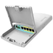 MikroTik RouterBOARD RB960PGS-PB PowerBox Pro, 5xGLAN (4x PoE-OUT), exterior, de ex. adaptor, ROS L4, set de montare