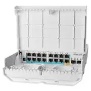 MikroTik CRS318-1Fi-15Fr-2S-OUT - comutator POE invers netPower 15FR