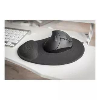 DIGITUS Mouse pad ergonomic cu suport pentru palmă, negru