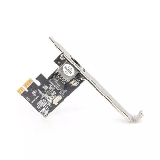 Placă de rețea DIGITUS Gigabit Ethernet PCI Express, suport cu profil redus, Realtek RTL8111H