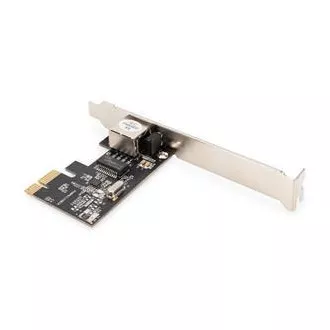 Placă de rețea DIGITUS Gigabit Ethernet PCI Express, suport cu profil redus, Realtek RTL8111H