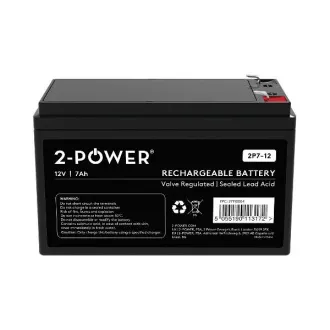 Baterie VRLA F2 cu 2 puteri 2P7-12 12V 7Ah (Faston 250)