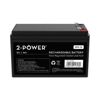 2-Putere 2P9-12 12V 9Ah VRLA Baterie F2 ( FASTON 250 ) 2-Putere 2P9-12 12V 9Ah VRLA Baterie F2 ( FASTON 250 )