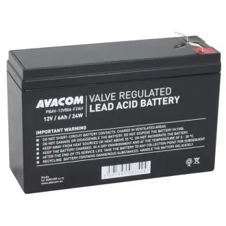 Baterie Avacom 12V 6Ah F2 HighRate (PBAV-12V006-F2AH) Baterie Avacom 12V 6Ah F2 HighRate (PBAV-12V006-F2AH)