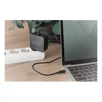 DIGITUS Incarcator laptop USB-C Sursa de alimentare 65W PD3.0