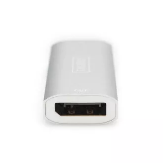 DIGITUS Extender DS-55524 Extinde semnalul DP până la 30 m (8K/30Hz, 4K/120Hz, 4K/60Hz.)
