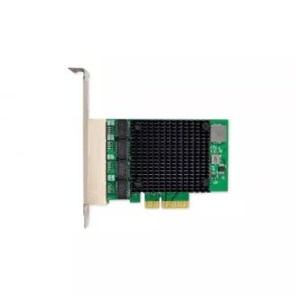 DIGITUS 4 porturi RJ45 RTL8125B 2,5 GBit server NIC