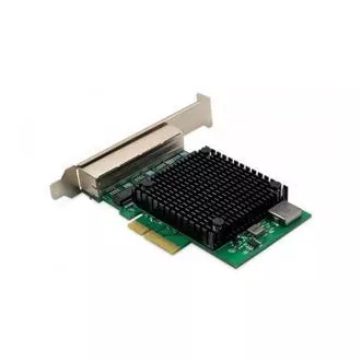 DIGITUS 4 porturi RJ45 RTL8125B 2,5 GBit server NIC