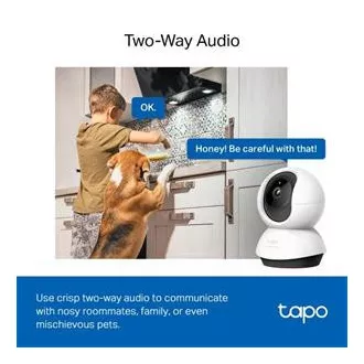 TP-LINK Tapo C220 - cameră IP cu înclinare și WiFi, 4MP (2560*1440), ONVIF TP-LINK Tapo C220 - cameră IP cu înclinare și WiFi, 4MP (2560*1440), ONVIF