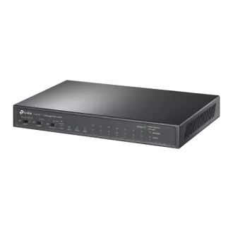 Comutator TP-Link TL-SL1311P 8x LAN/PoE+, 2x GLAN, 1x SFP, 65W