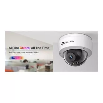 TP-Link VIGI C230 (2,8 mm) - Cameră dom, 3 MP, 2,8 mm, color