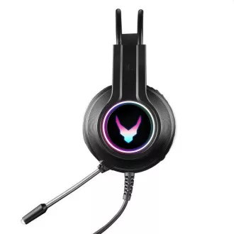 Căști RGB gaming PLATINET VARR cu microfon 2x3.5 mufă