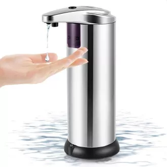 Distribuitor automat de săpun PLATINET, fără atingere, din oțel inoxidabil